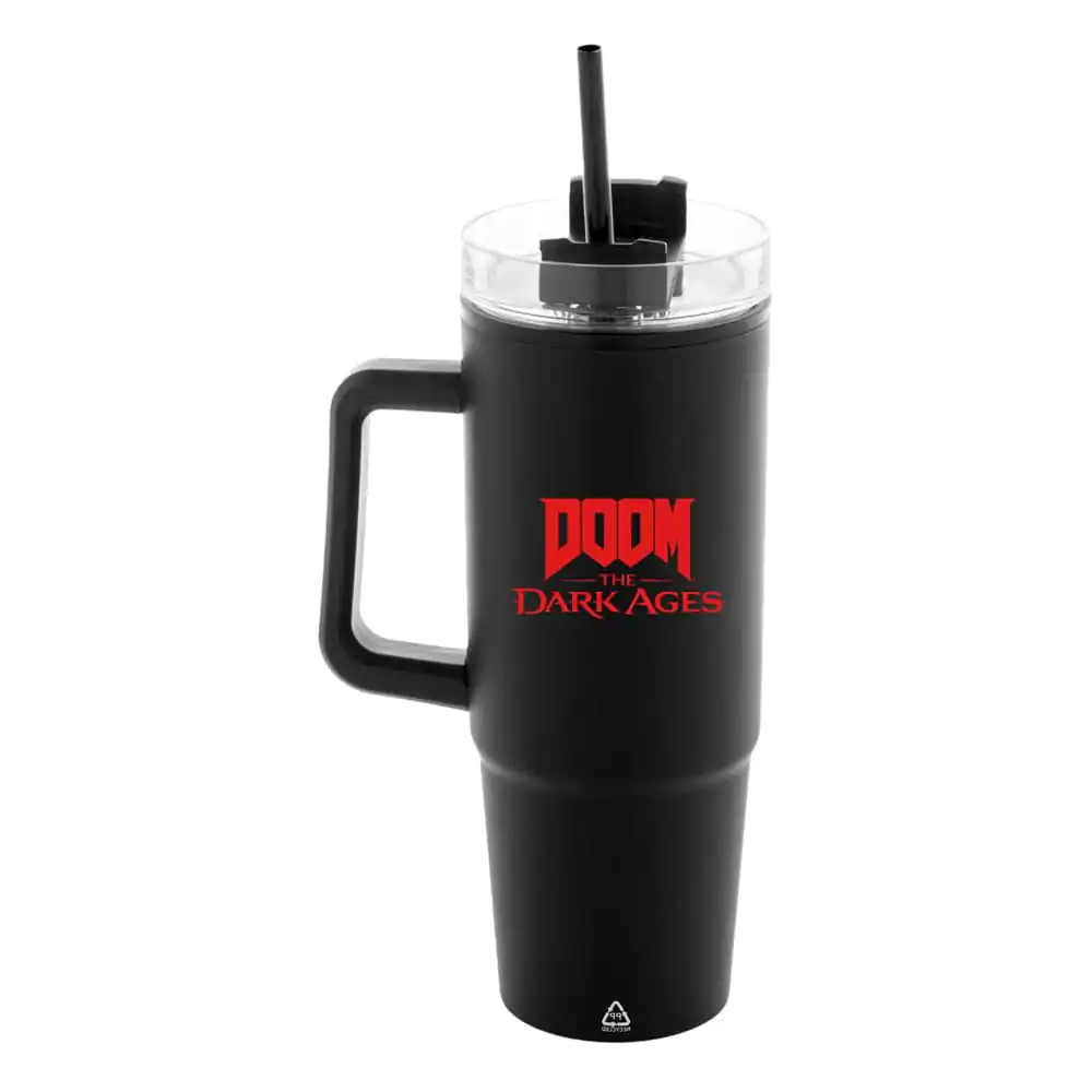 Doom The Dark Ages Kubek Termiczny z Osłoną Słomki 1180 ml zdjęcie produktu
