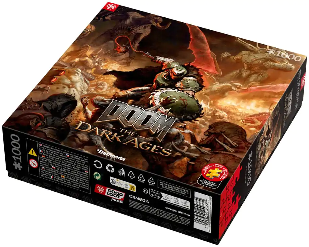 Doom The Dark Ages Puzzle Slayer's Rag (1000 elementów) zdjęcie produktu
