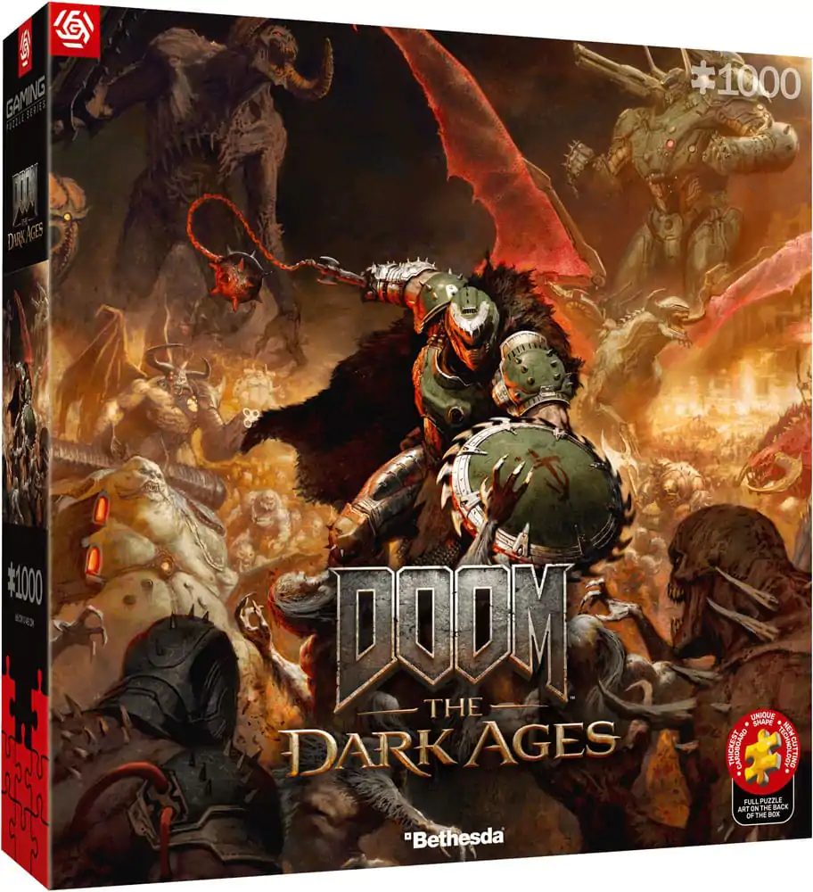 Doom The Dark Ages Puzzle Slayer's Rag (1000 elementów) zdjęcie produktu