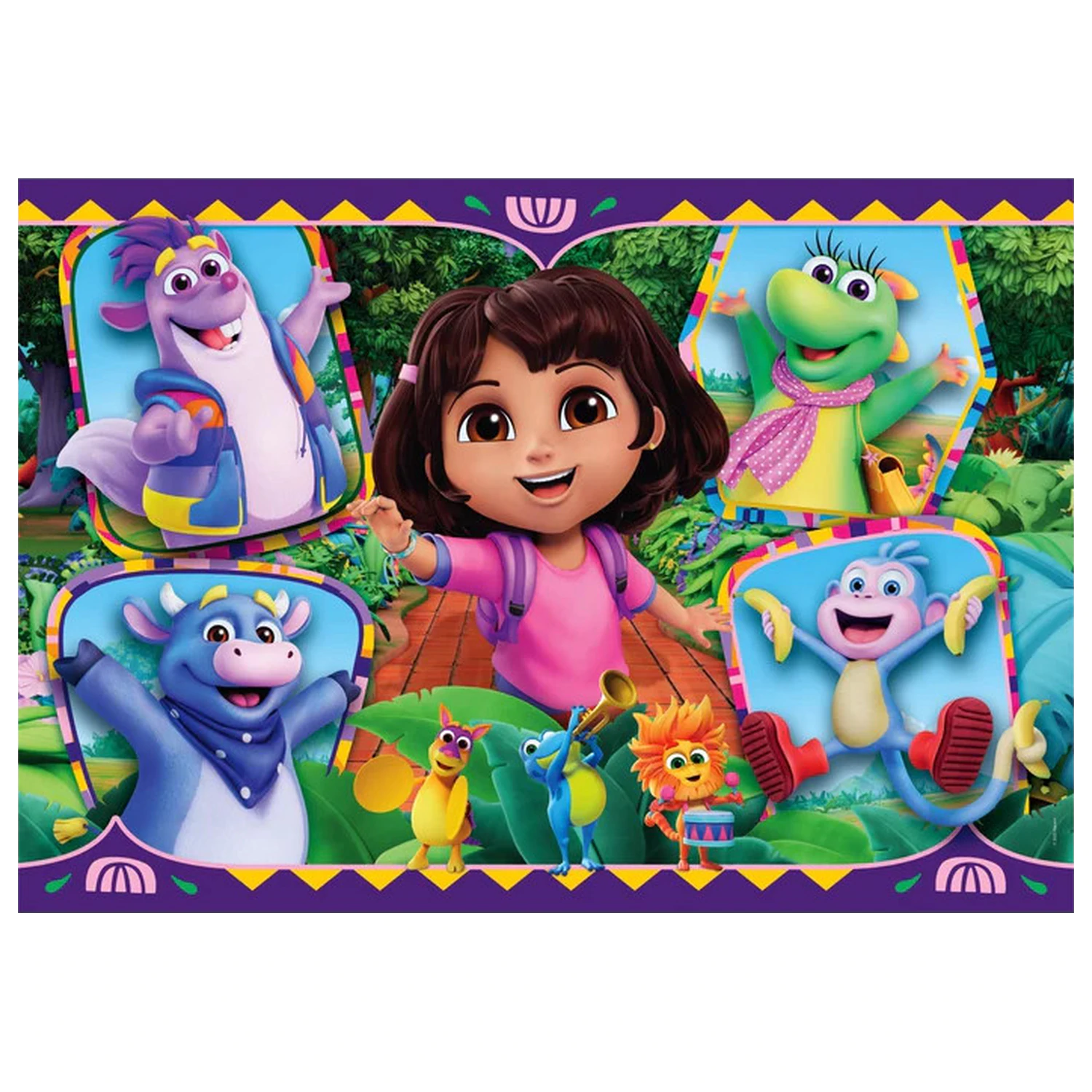 Dora the Explorer Journey 104-elementowe maxi puzzle zdjęcie produktu