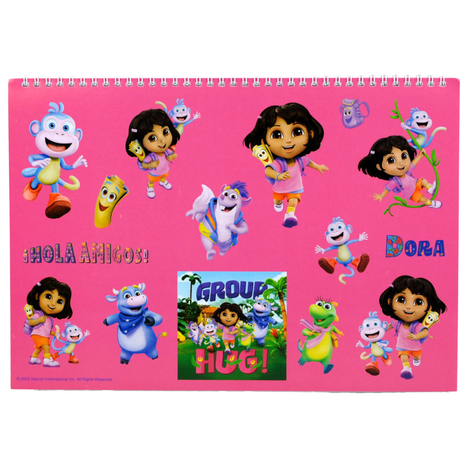 Dora the Explorer Jungle A/4 spiralny szkicownik z 40 naklejkami zdjęcie produktu
