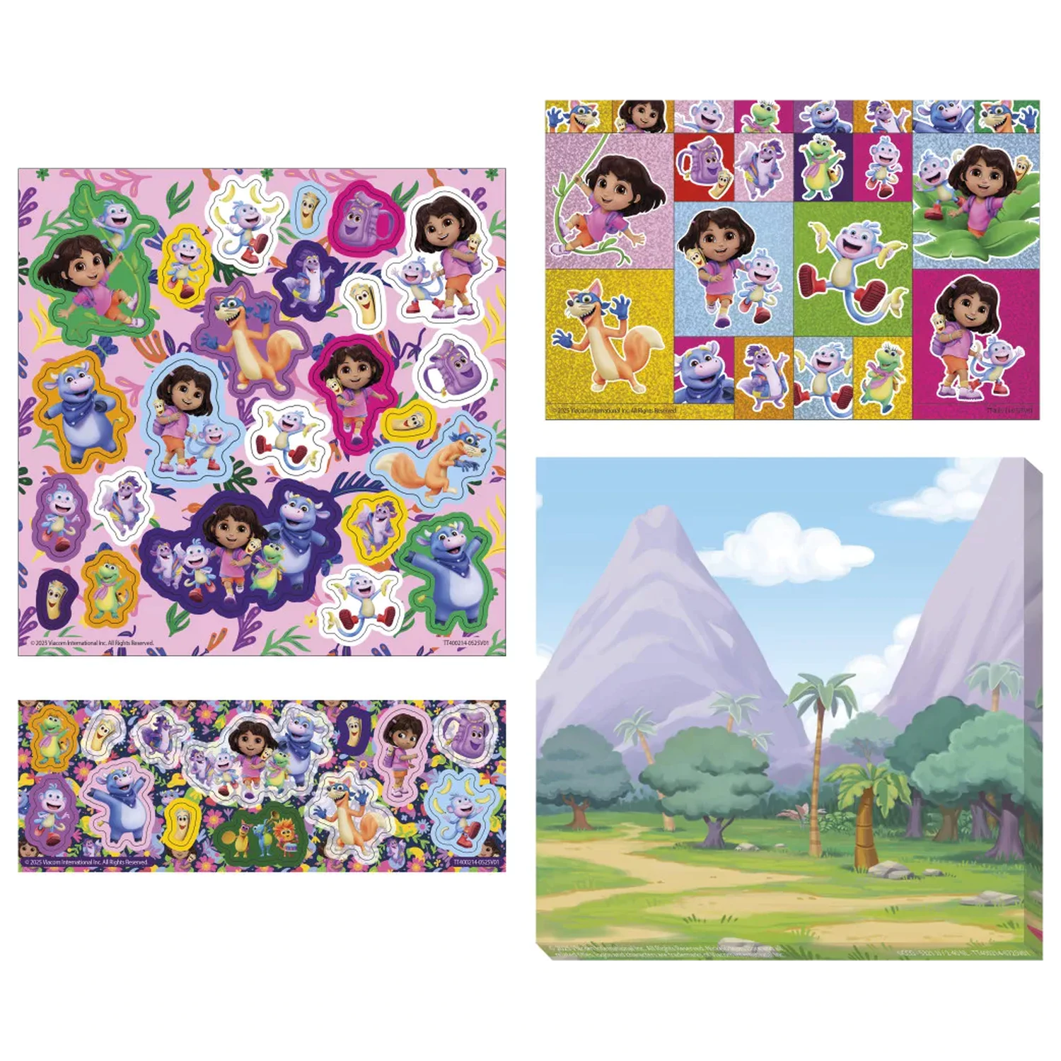Dora the Explorer Jungle Zestaw Naklejek zdjęcie produktu