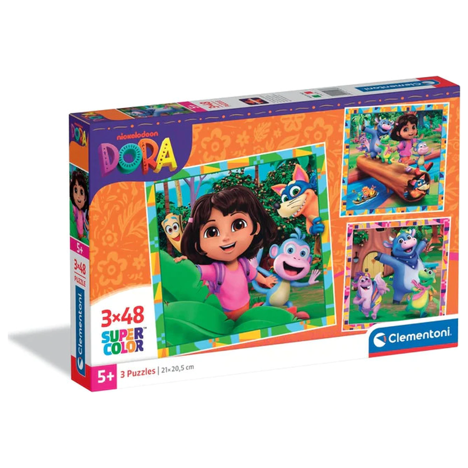 Dora the Explorer Jungle Quest 3x48 Elementów Puzzle zdjęcie produktu