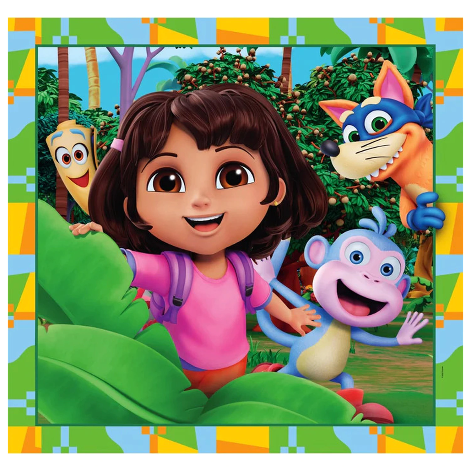 Dora the Explorer Jungle Quest 3x48 Elementów Puzzle zdjęcie produktu