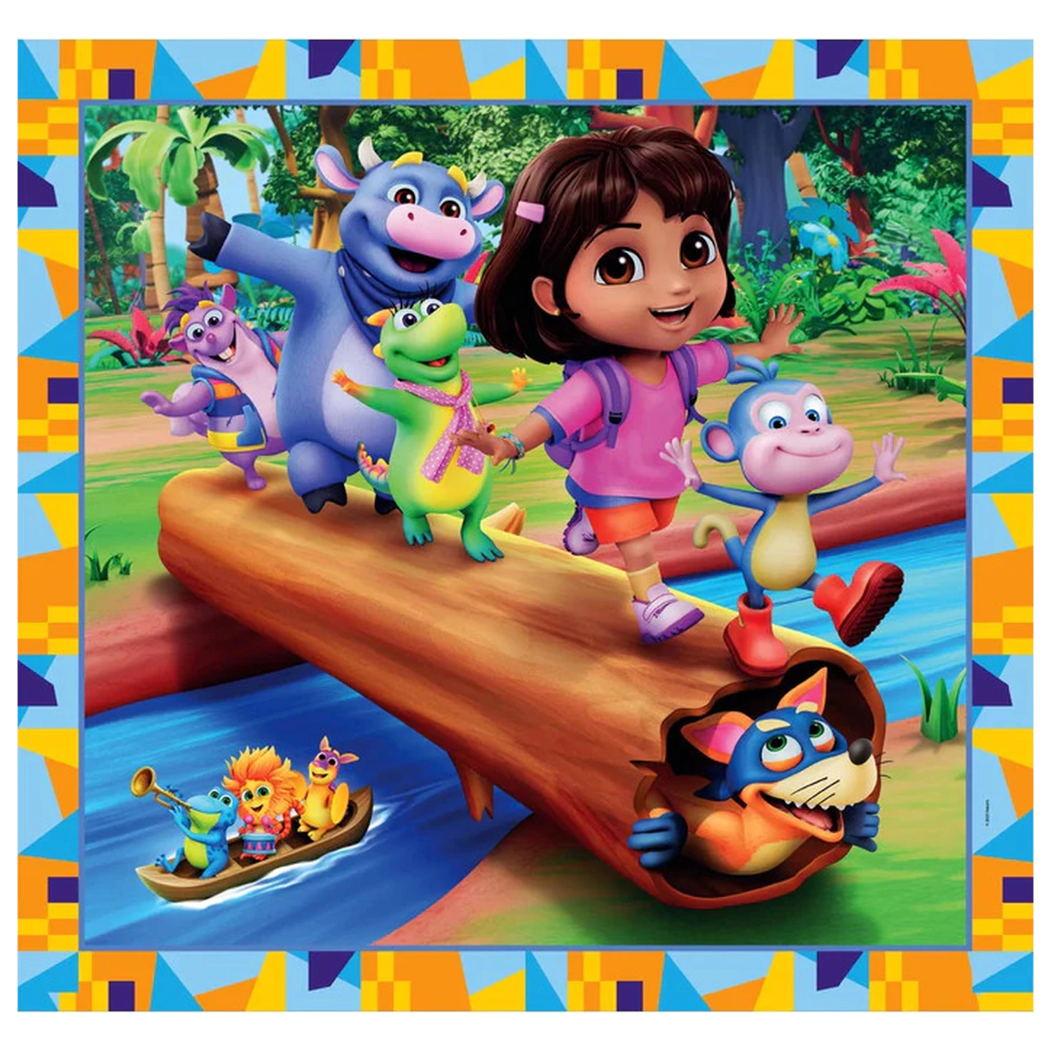 Dora the Explorer Jungle Quest 3x48 Elementów Puzzle zdjęcie produktu