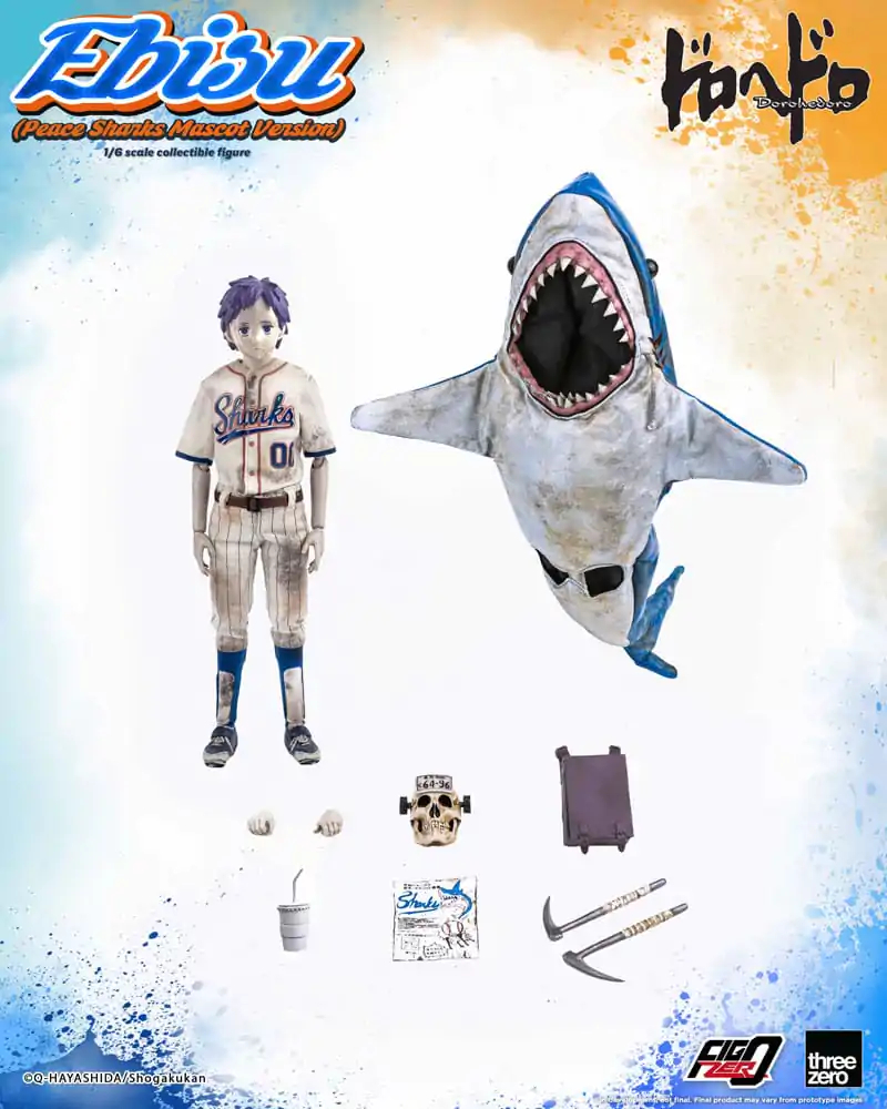 Dorohedoro FigZero Figurka Akcji 1/6 Ebisu Peace Sharks Mascot Ver. 24 cm zdjęcie produktu