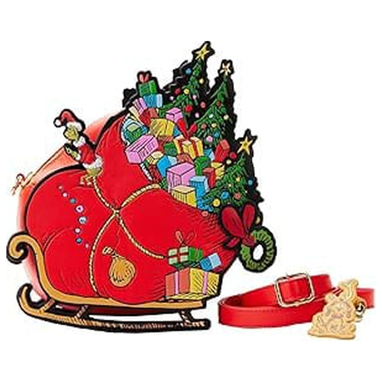 Dr Seuss by Loungefly Torba crossbody Grinch Sleigh zdjęcie produktu