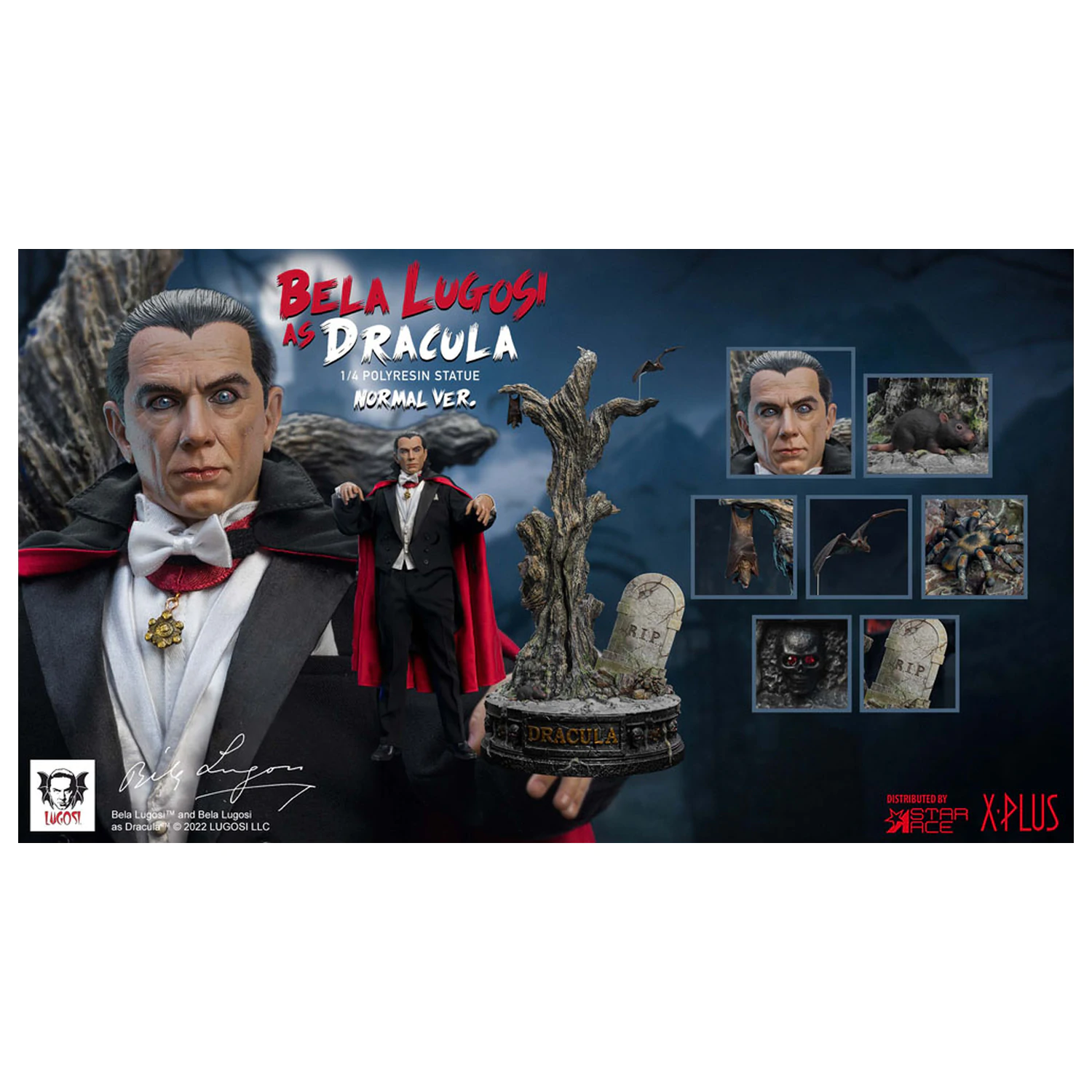 Statua Dracula (1931) Superb Scale 1/4 Bela Lugosi jako Dracula 60 cm zdjęcie produktu