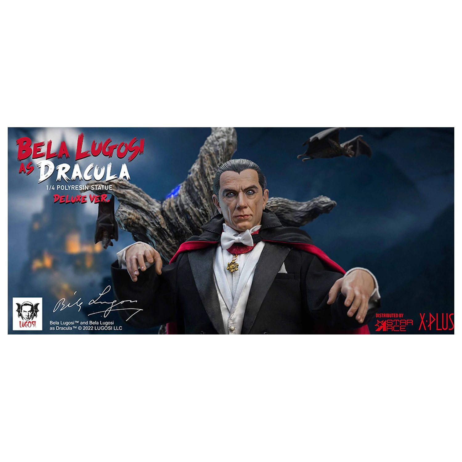 Dracula (1931) Superb Scale Statua 1/4 Bela Lugosi jako Dracula Deluxe Version 60 cm zdjęcie produktu