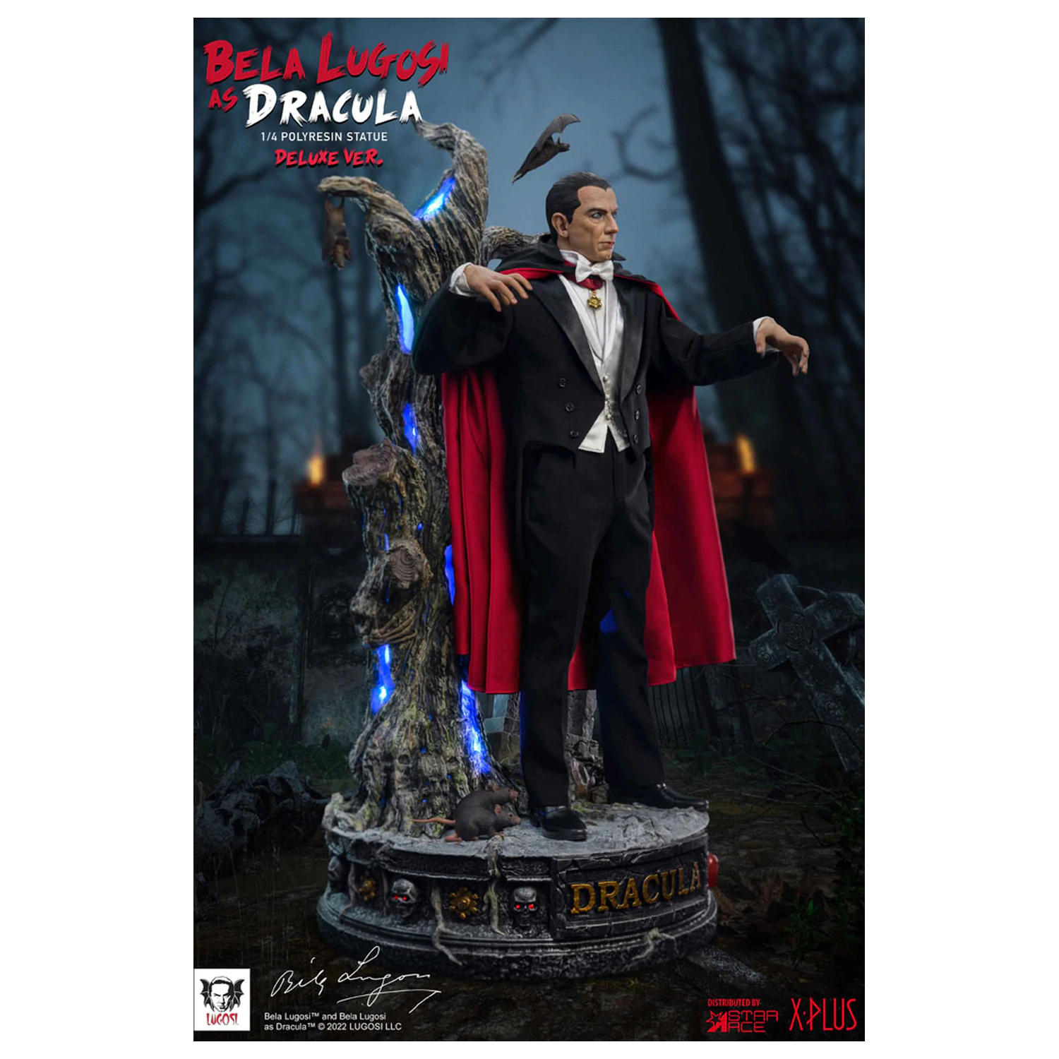 Dracula (1931) Superb Scale Statua 1/4 Bela Lugosi jako Dracula Deluxe Version 60 cm zdjęcie produktu