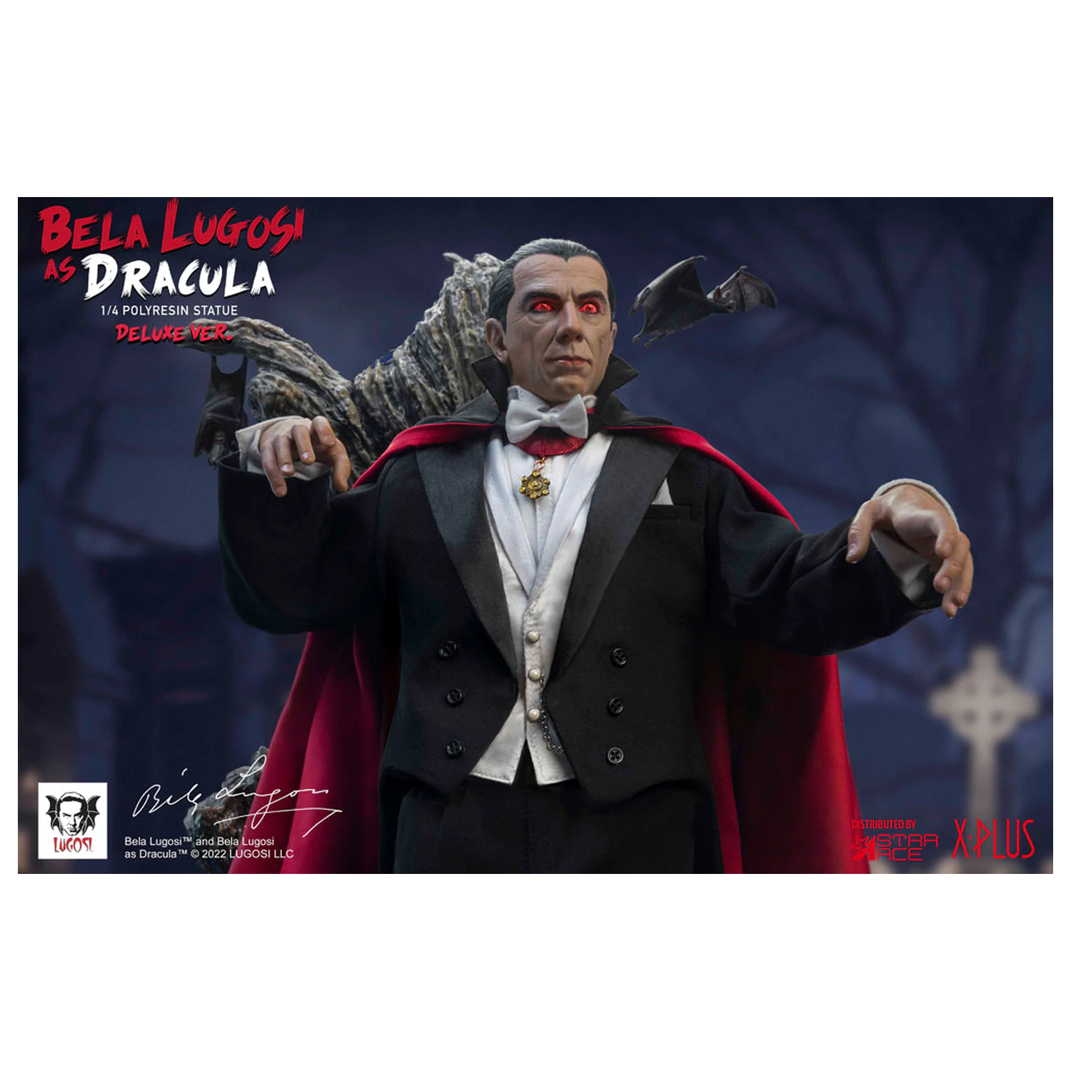Dracula (1931) Superb Scale Statua 1/4 Bela Lugosi jako Dracula Deluxe Version 60 cm zdjęcie produktu
