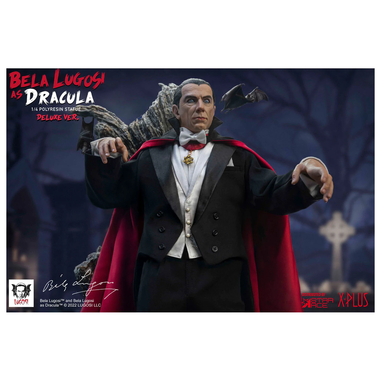 Dracula (1931) Superb Scale Statua 1/4 Bela Lugosi jako Dracula Deluxe Version 60 cm zdjęcie produktu