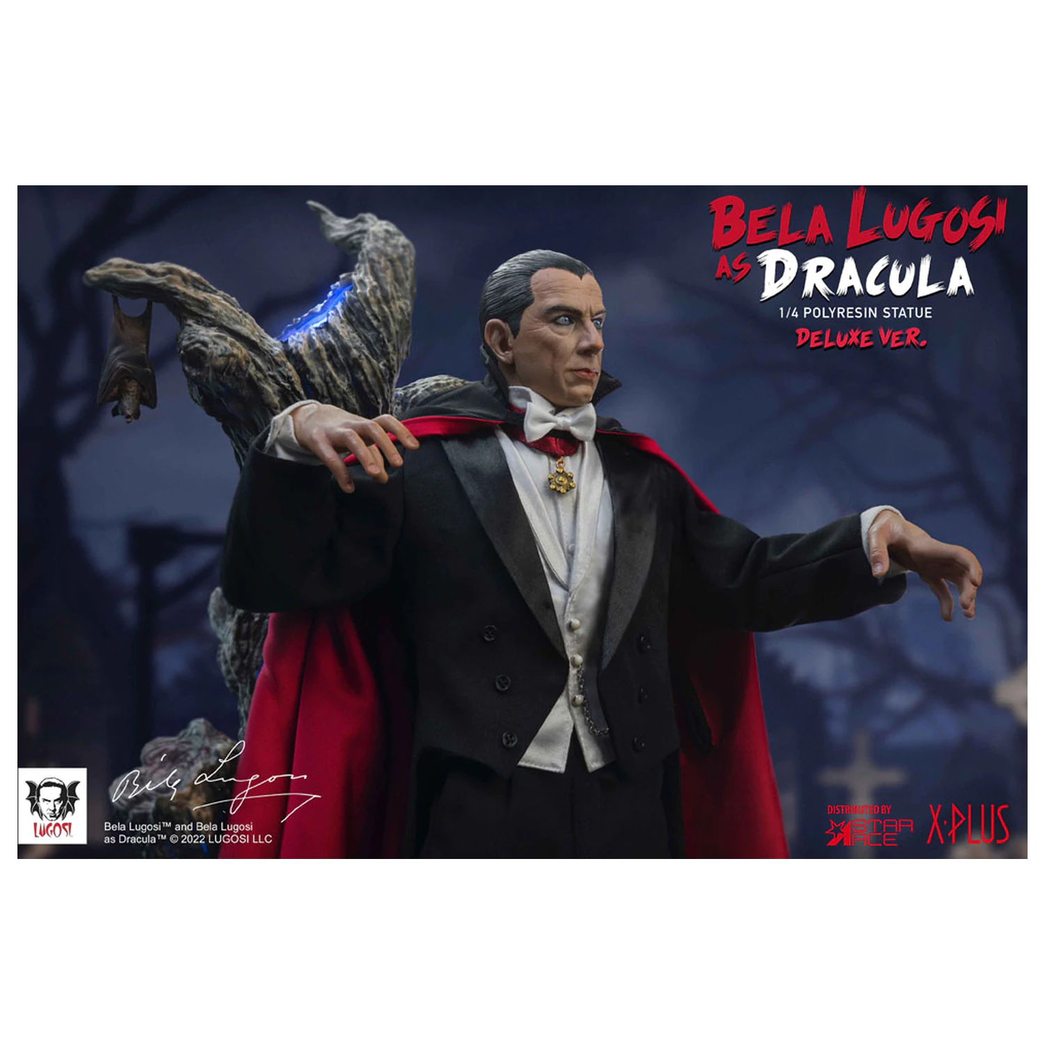 Dracula (1931) Superb Scale Statua 1/4 Bela Lugosi jako Dracula Deluxe Version 60 cm zdjęcie produktu