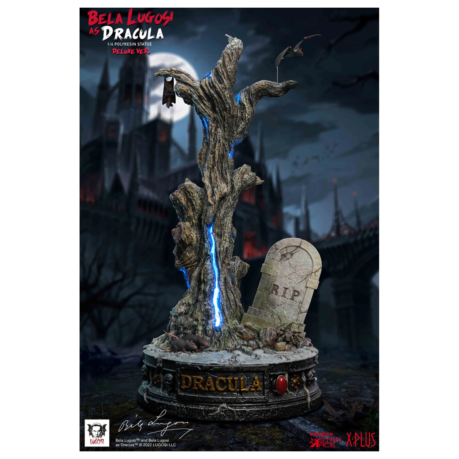 Dracula (1931) Superb Scale Statua 1/4 Bela Lugosi jako Dracula Deluxe Version 60 cm zdjęcie produktu