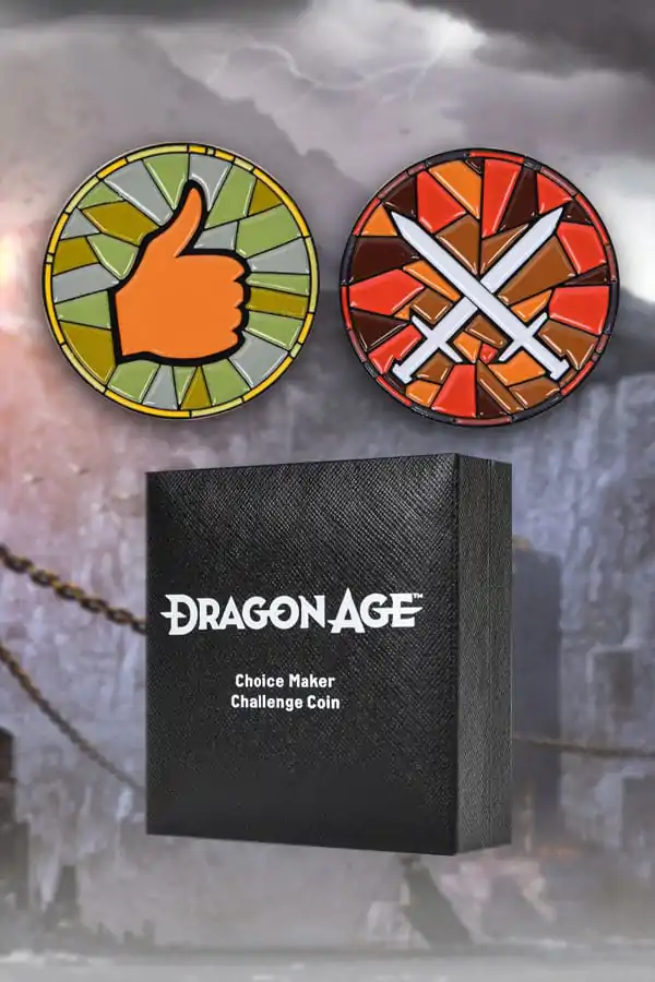 Moneta Dragon Age Coin Choice Maker Challenge Coin zdjęcie produktu