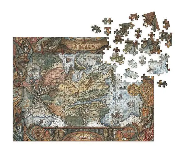 Dragon Age Puzzle Mapa World of Thedas (1000 elementów) zdjęcie produktu