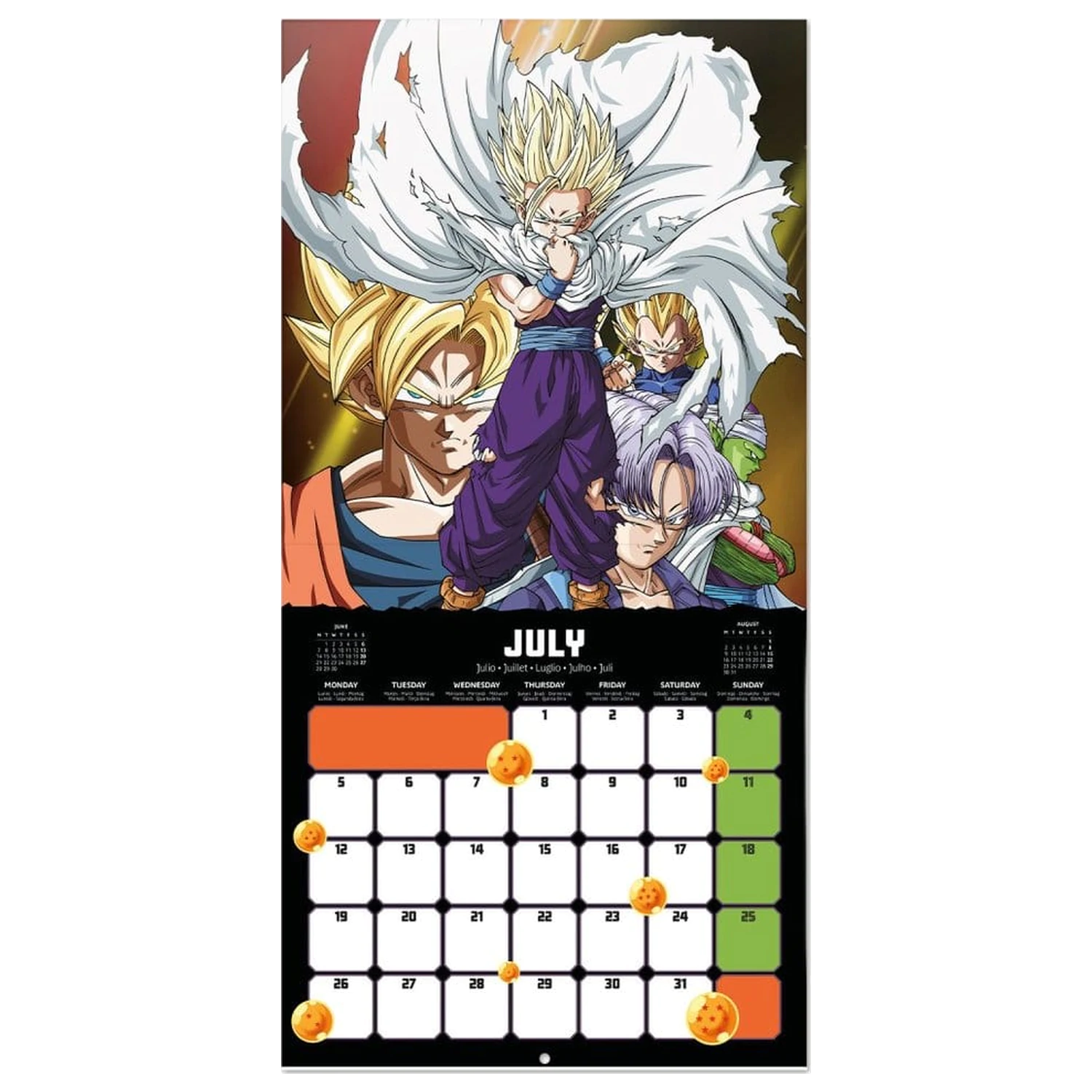 Dragon Ball 2027 kalendarz ścienny 30 x 30 cm zdjęcie produktu