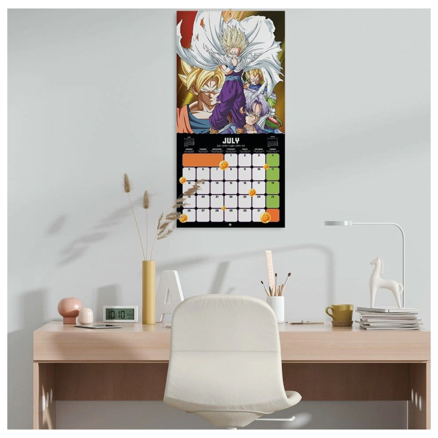 Dragon Ball 2027 kalendarz ścienny 30 x 30 cm zdjęcie produktu