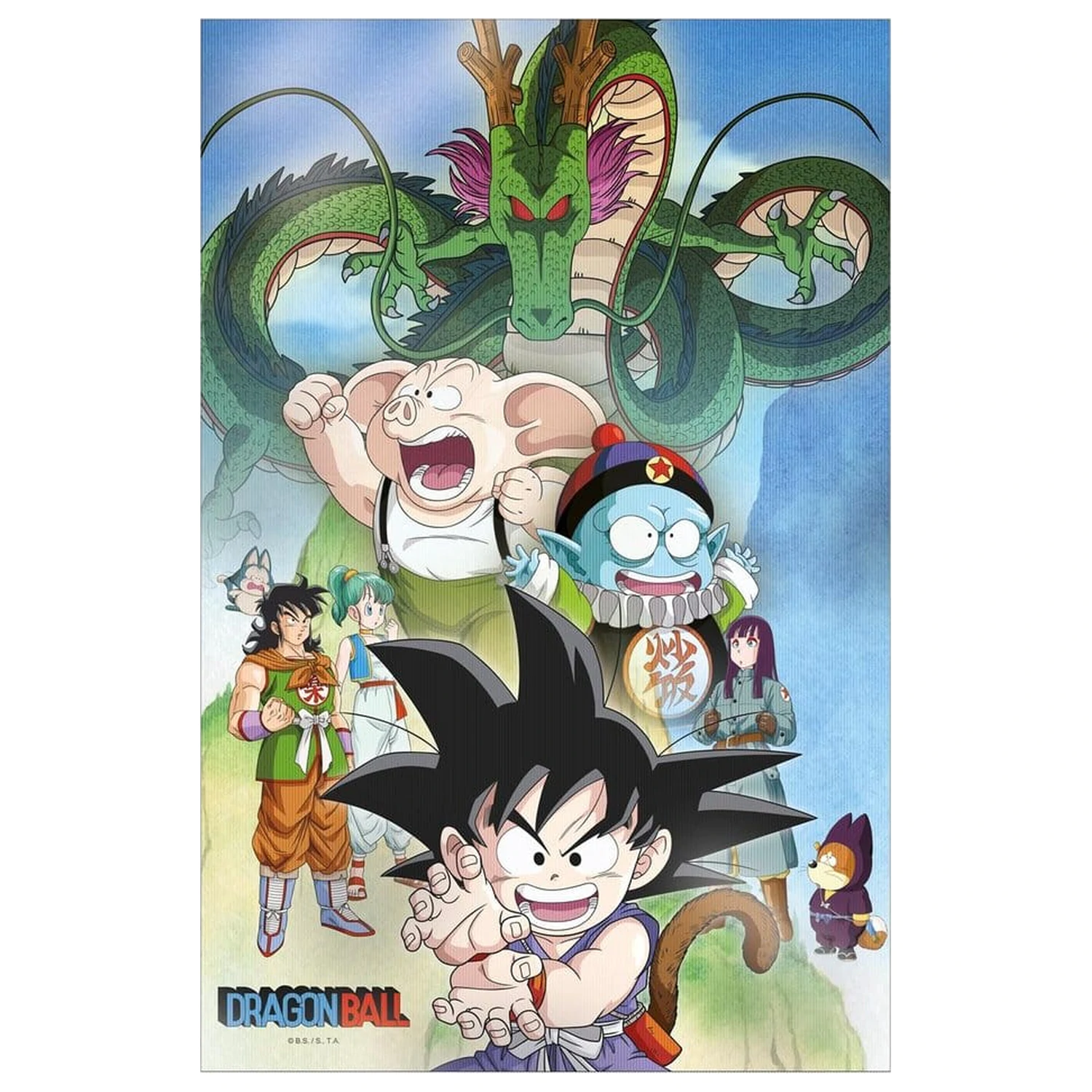 Dragon Ball plakat 3D Shenron & Heroes 38 x 58 cm zdjęcie produktu