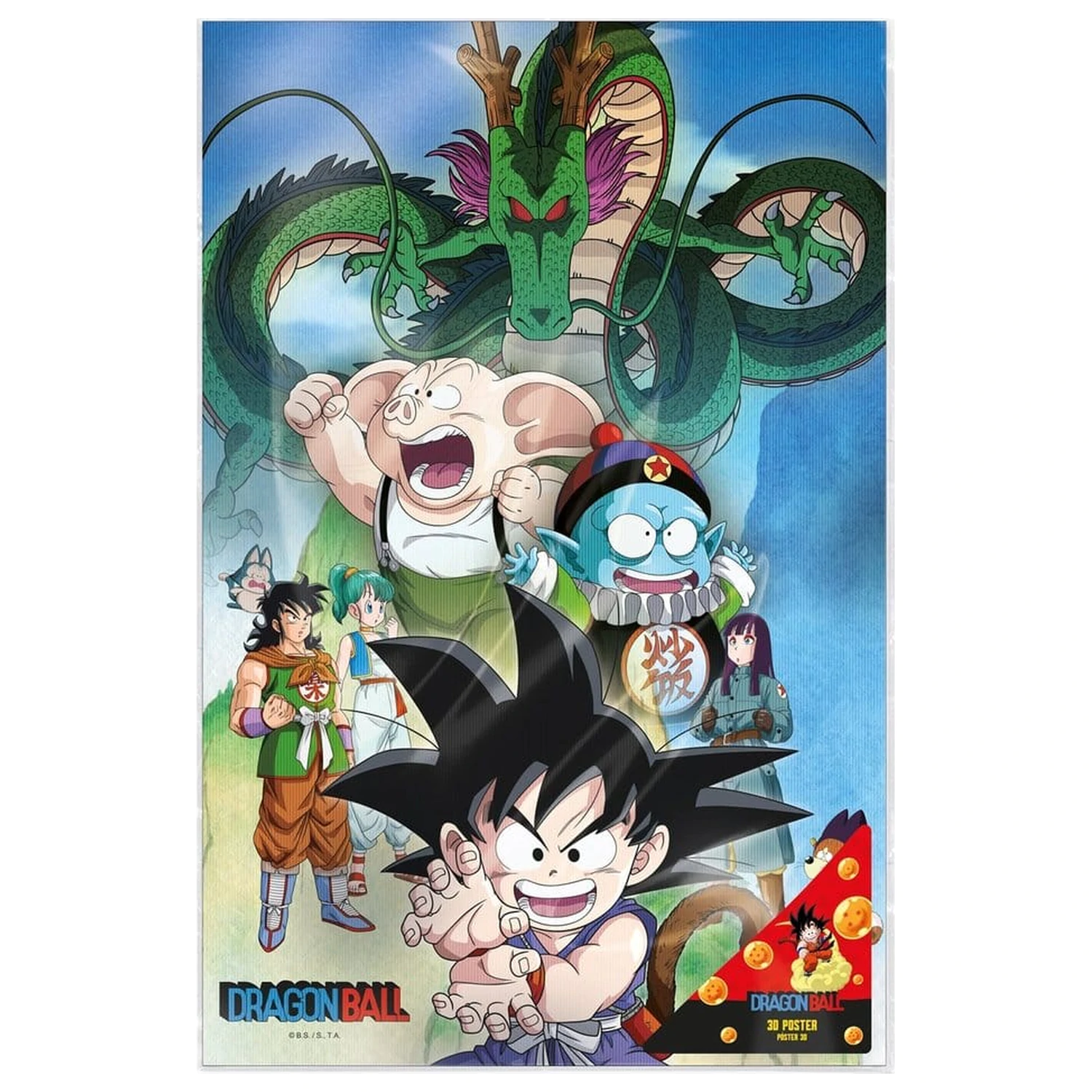 Dragon Ball plakat 3D Shenron & Heroes 38 x 58 cm zdjęcie produktu