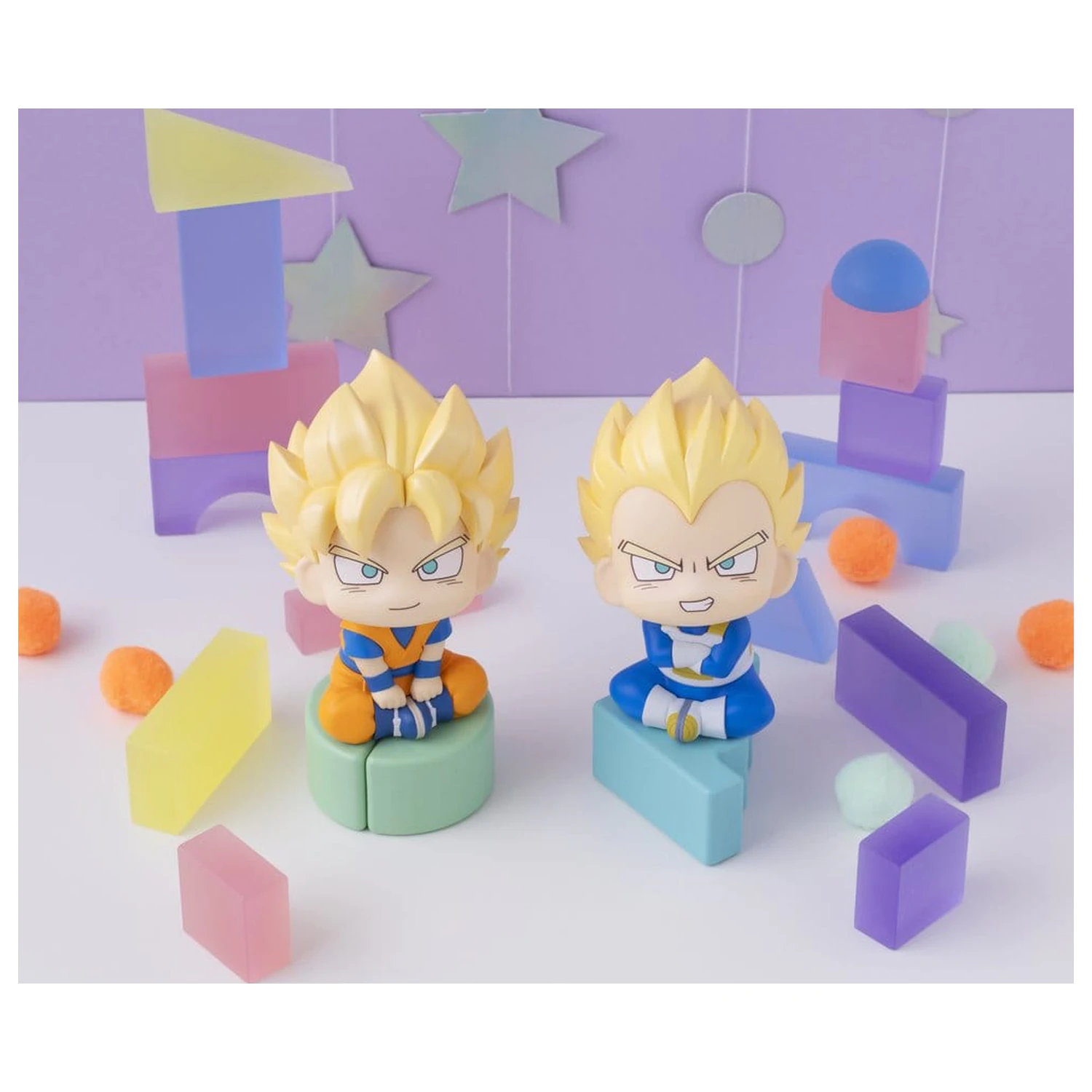 Dragon Ball DAIMA Look Up Figurki PCV 2-pak Super Saiyan Son Goku (mini) i Super Saiyan Vegeta (mini) 11 cm (z prezentem) zdjęcie produktu