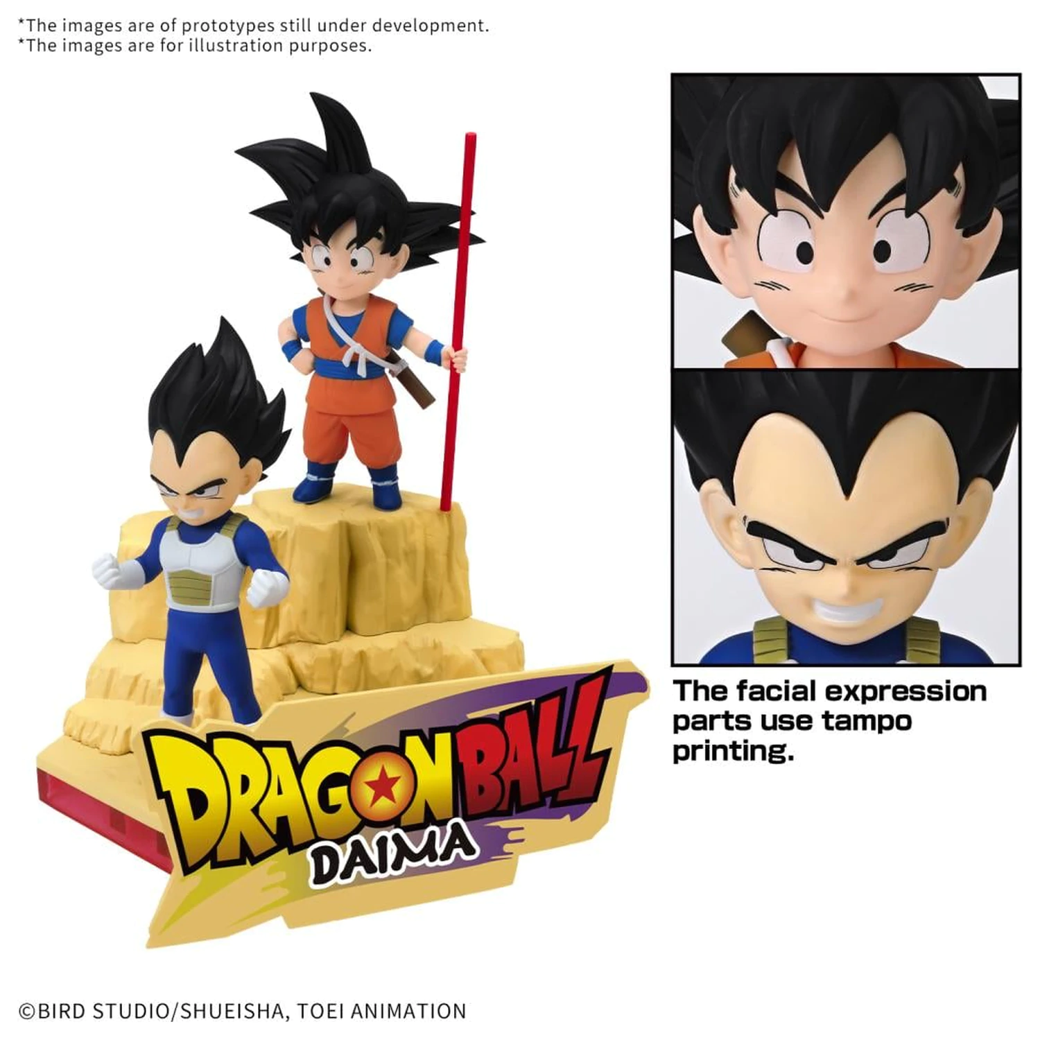 Dragon Ball Daima Son Goku (Mini) i Vegeta (Mini) Zestaw modeli zdjęcie produktu
