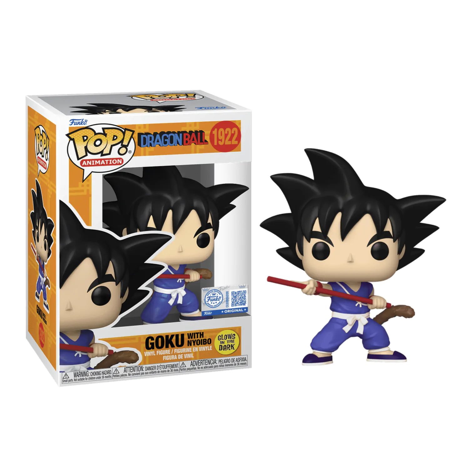 Dragon Ball Funko POP! figurka Goku With Nyoibo (GW) 9 cm zdjęcie produktu