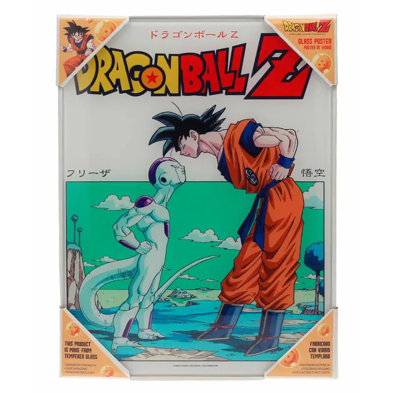 Dragon Ball Z Szklany Plakat Freezer 30 x 40 cm zdjęcie produktu