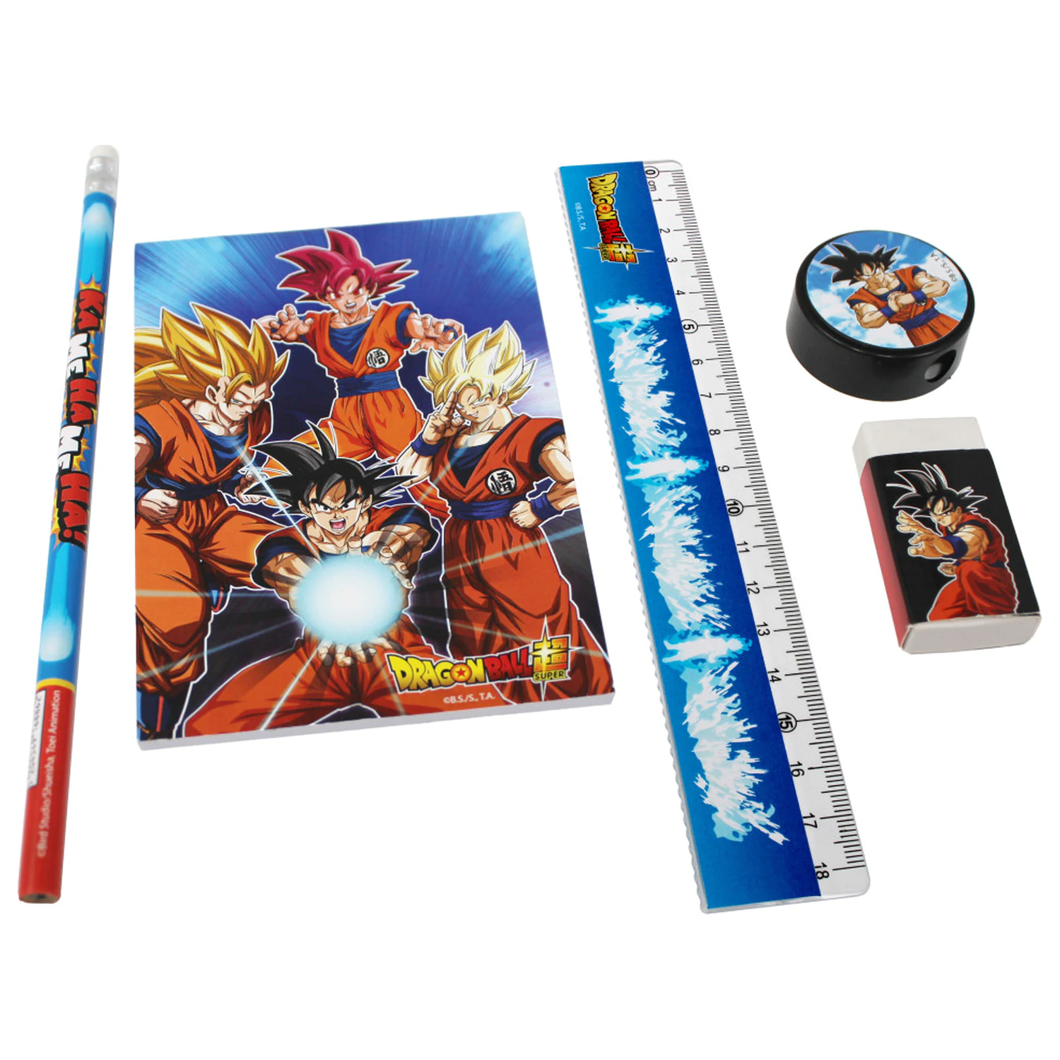 Dragon Ball Kamehame Zestaw artykułów piśmiennych 5 sztuk zdjęcie produktu
