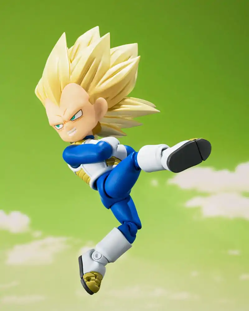 Dragon Ball S.H.Figuarts Figurka Akcji Super Saiyan Level 3 Vegeta (mini) Daima 8 cm zdjęcie produktu