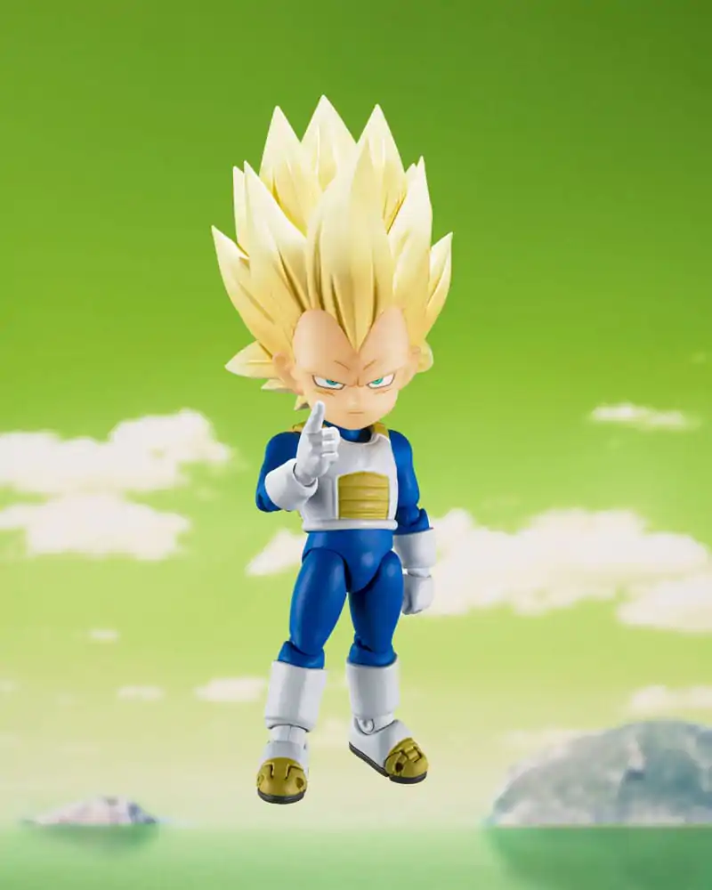 Dragon Ball S.H.Figuarts Figurka Akcji Super Saiyan Level 3 Vegeta (mini) Daima 8 cm zdjęcie produktu