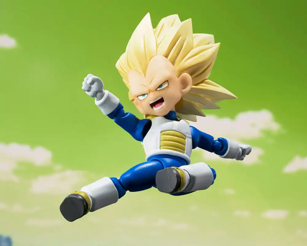 Dragon Ball S.H.Figuarts Figurka Akcji Super Saiyan Level 3 Vegeta (mini) Daima 8 cm zdjęcie produktu