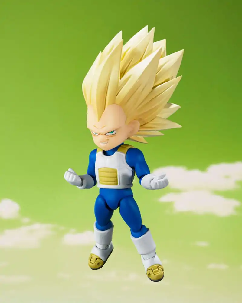 Dragon Ball S.H.Figuarts Figurka Akcji Super Saiyan Level 3 Vegeta (mini) Daima 8 cm zdjęcie produktu