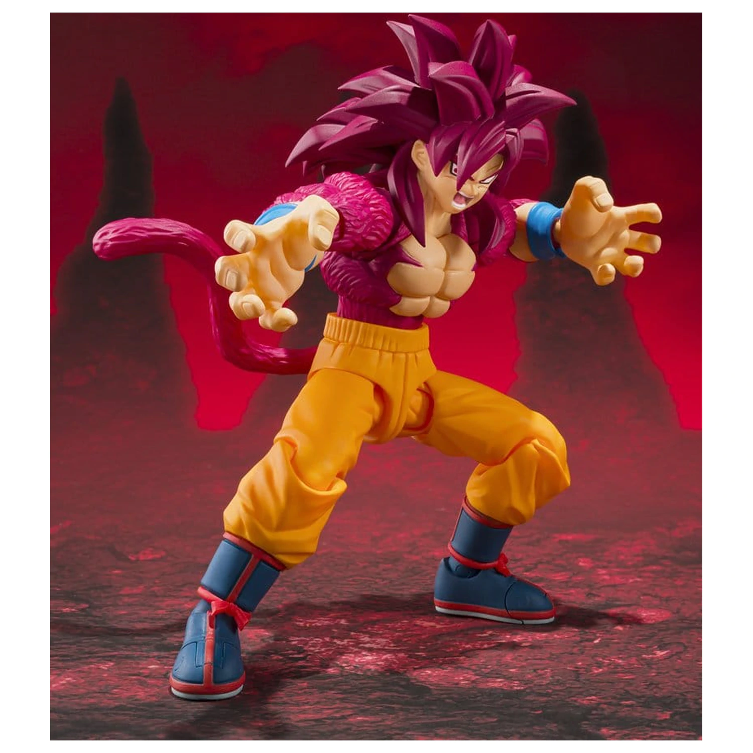 Dragon Ball S.H. Figuarts Figurka Akcji Super Saiyan 4 Son Goku -Daima- 15 cm zdjęcie produktu