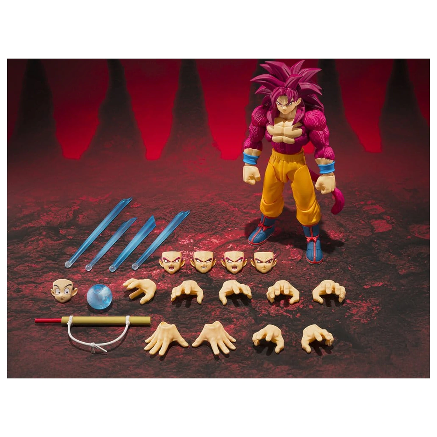Dragon Ball S.H. Figuarts Figurka Akcji Super Saiyan 4 Son Goku -Daima- 15 cm zdjęcie produktu