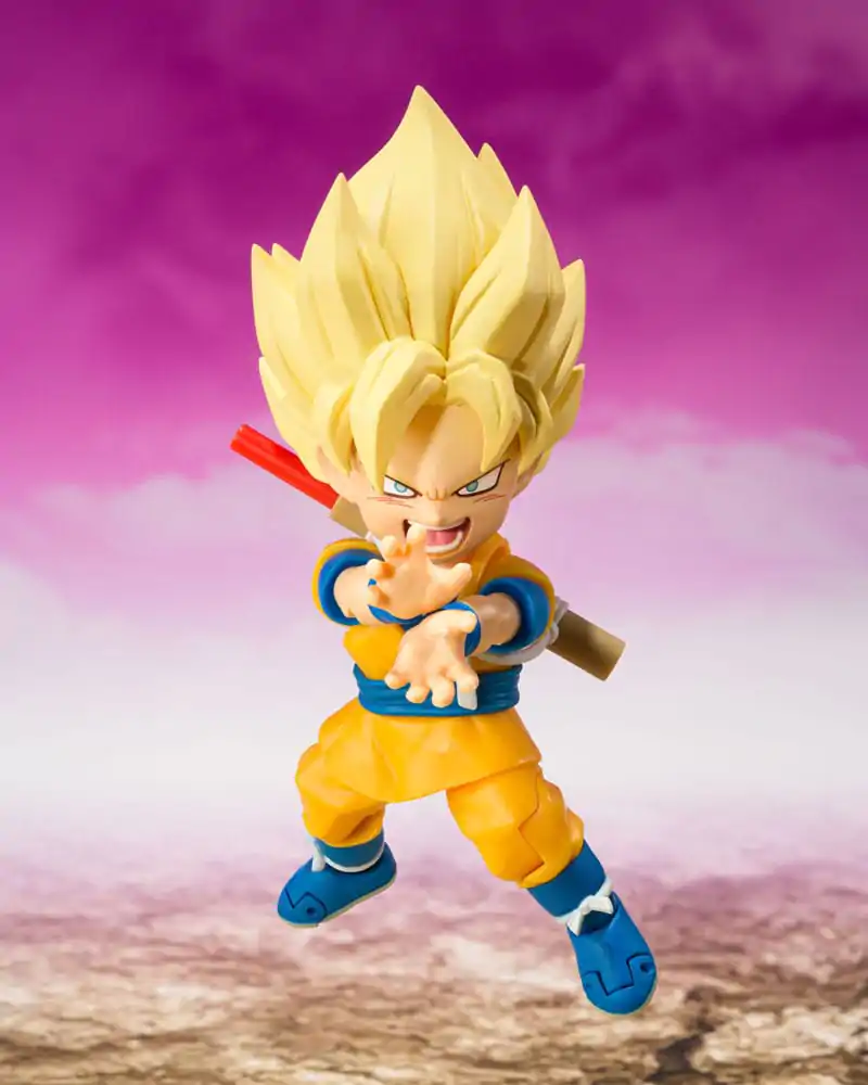 Dragon Ball S.H.Figuarts Figurka Akcji Super Saiyan Son Goku (mini) Daima 8 cm zdjęcie produktu