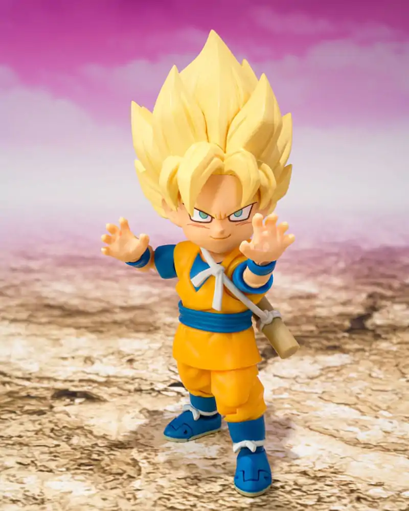 Dragon Ball S.H.Figuarts Figurka Akcji Super Saiyan Son Goku (mini) Daima 8 cm zdjęcie produktu