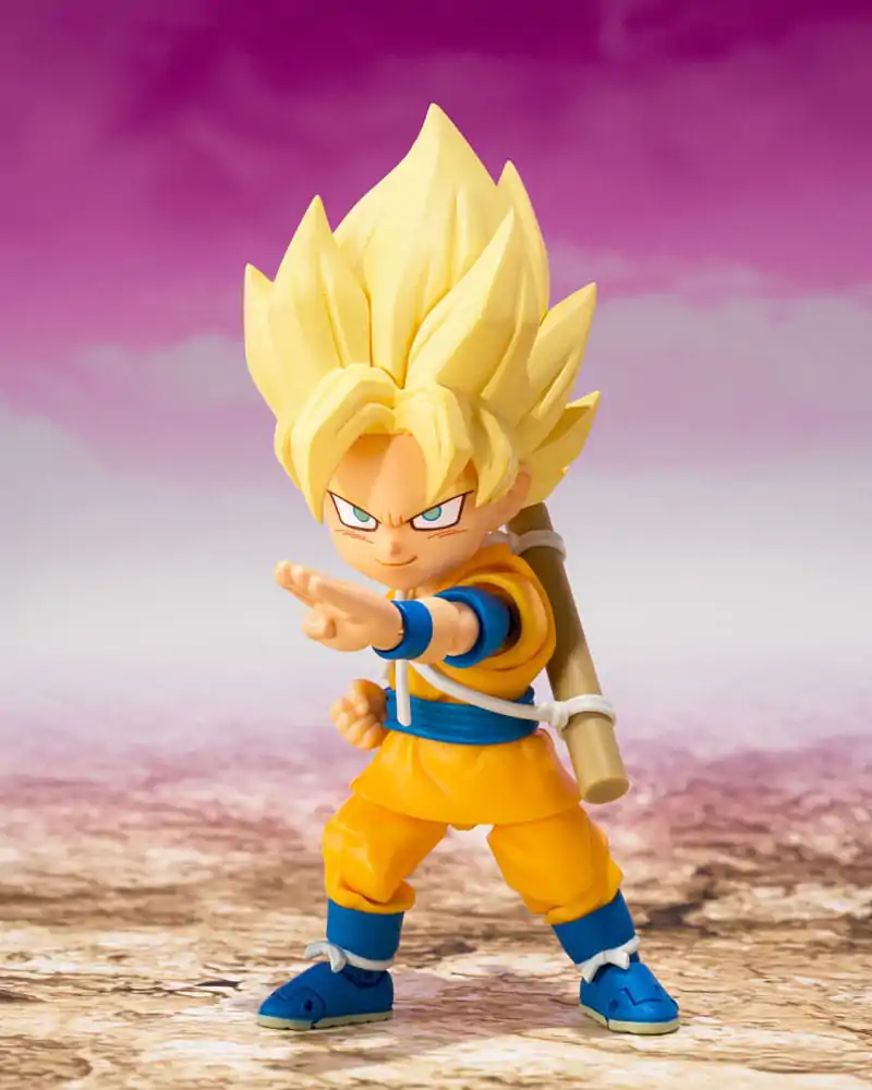 Dragon Ball S.H.Figuarts Figurka Akcji Super Saiyan Son Goku (mini) Daima 8 cm zdjęcie produktu