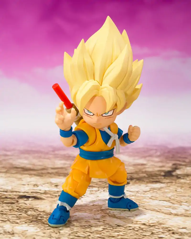 Dragon Ball S.H.Figuarts Figurka Akcji Super Saiyan Son Goku (mini) Daima 8 cm zdjęcie produktu