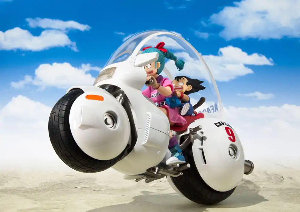 Dragon Ball S.H. Figuarts Vehicle z figurką Motocykl Bulmy Hoipoi Capsule No. 9 17 cm zdjęcie produktu
