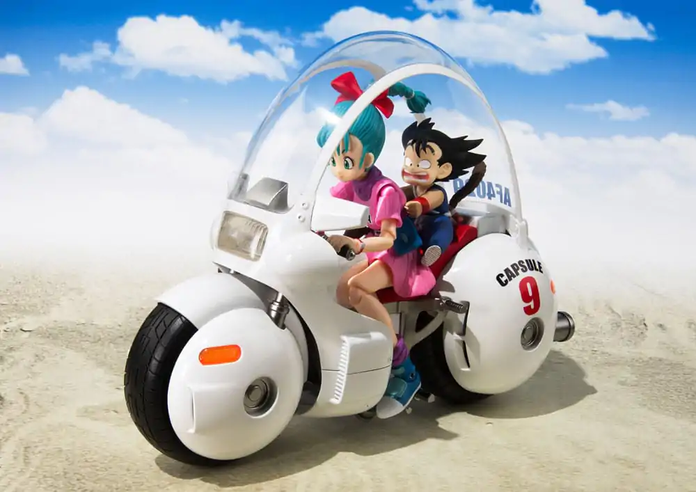 Dragon Ball S.H. Figuarts Vehicle z figurką Motocykl Bulmy Hoipoi Capsule No. 9 17 cm zdjęcie produktu