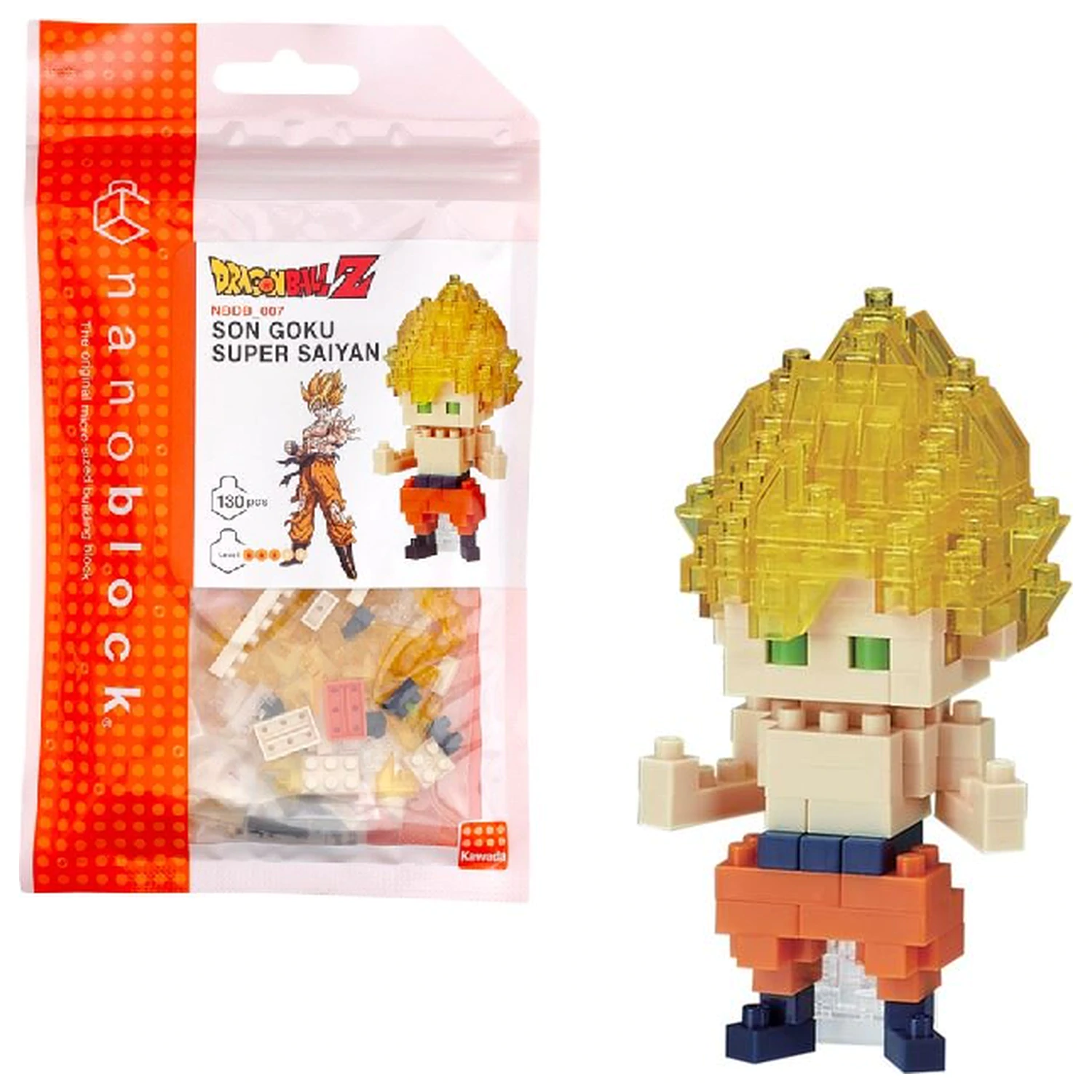 Dragon Ball Son Goku Super Saiyan Figurka Nanoblock 10cm zdjęcie produktu