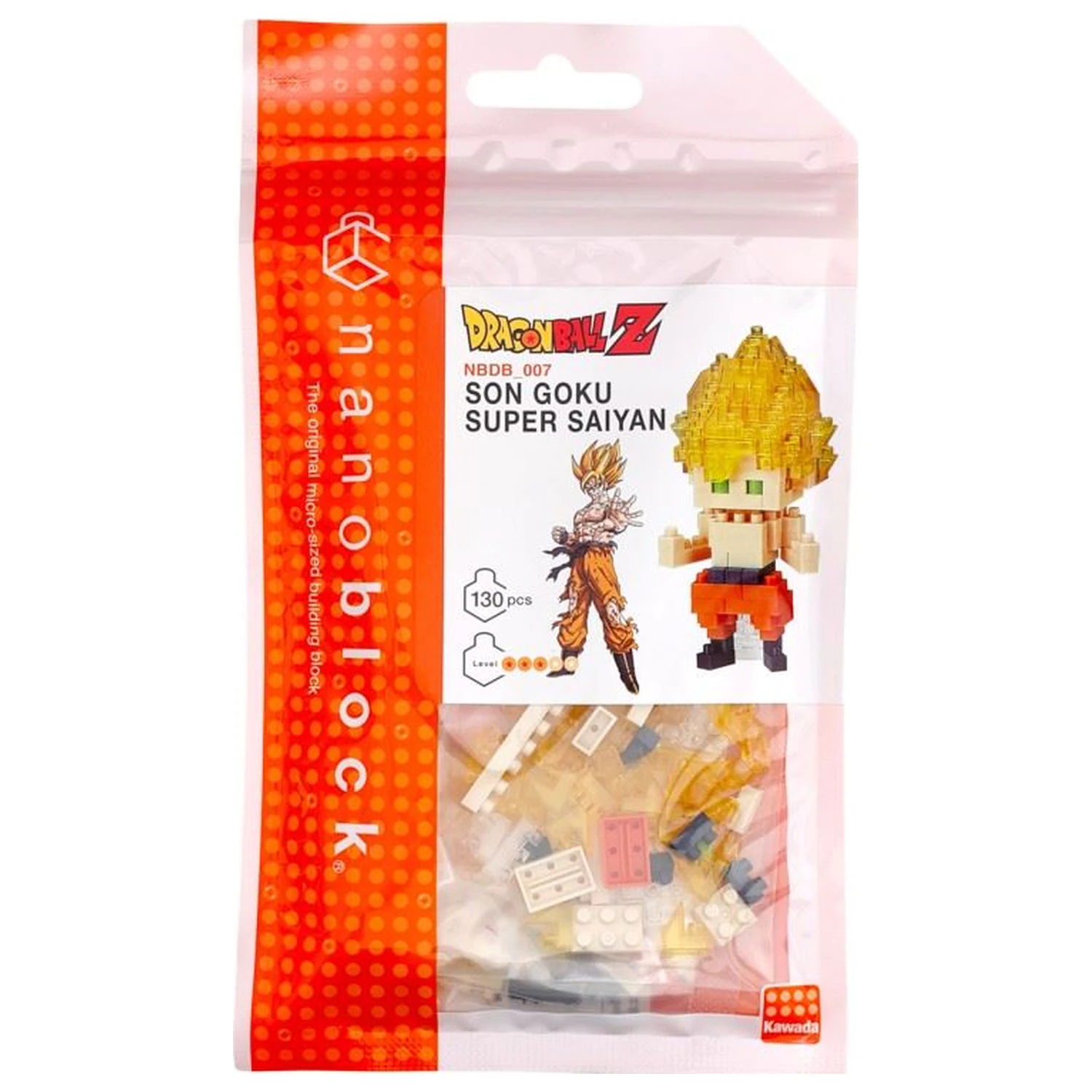 Dragon Ball Son Goku Super Saiyan Figurka Nanoblock 10cm zdjęcie produktu