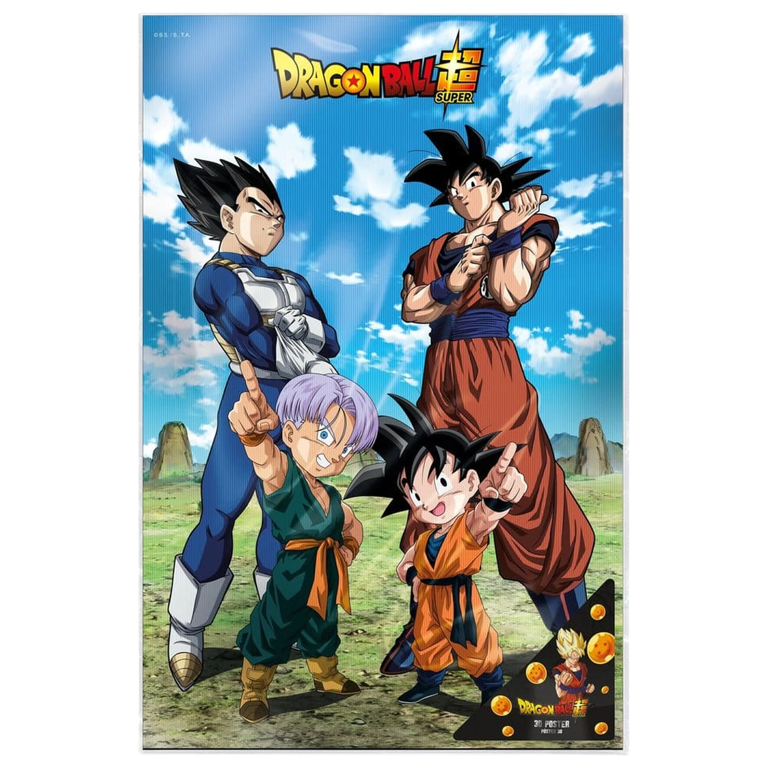Dragon Ball Super Plakat 3D Battle of Gods Goku Vegeta Family 38 x 58 cm zdjęcie produktu