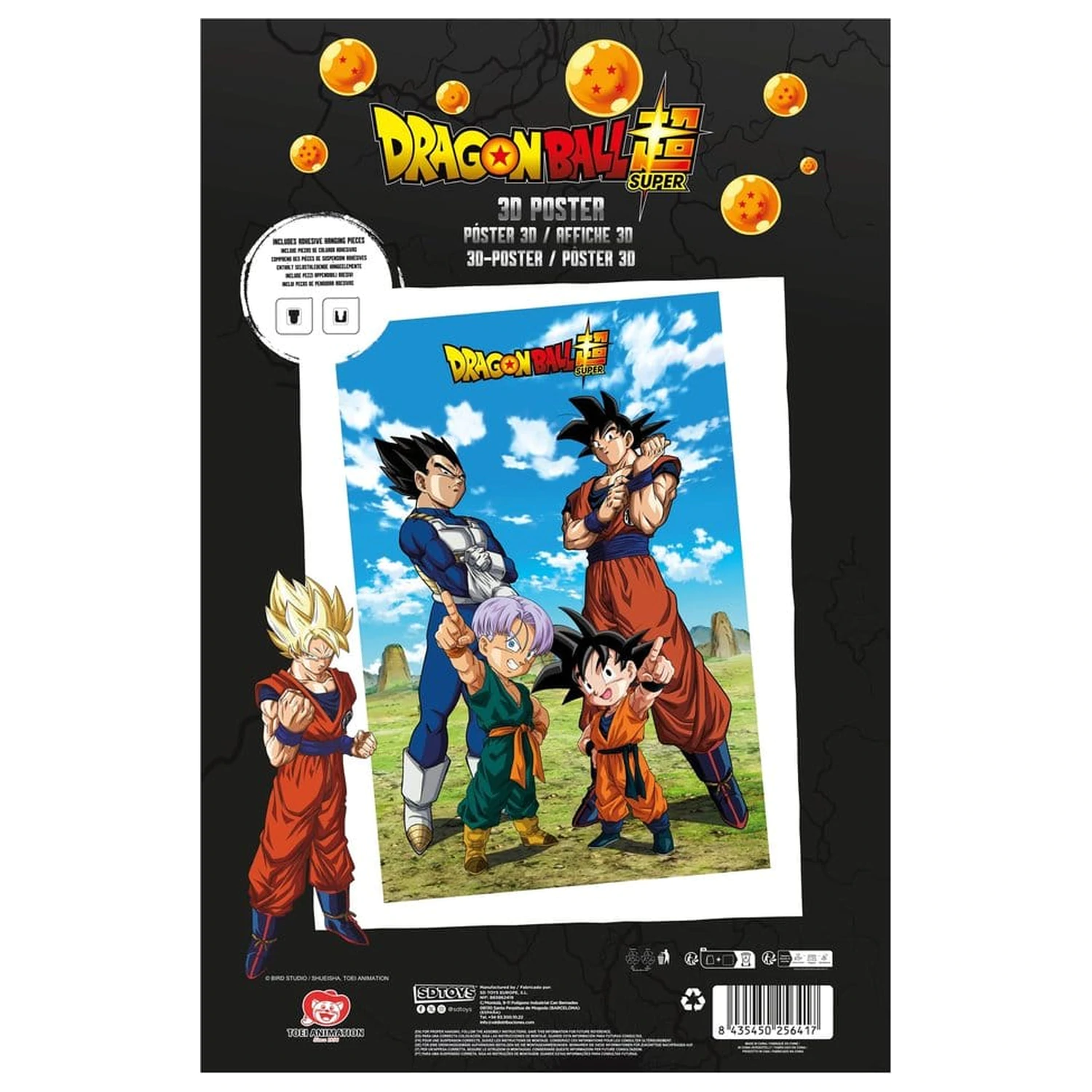 Dragon Ball Super Plakat 3D Battle of Gods Goku Vegeta Family 38 x 58 cm zdjęcie produktu