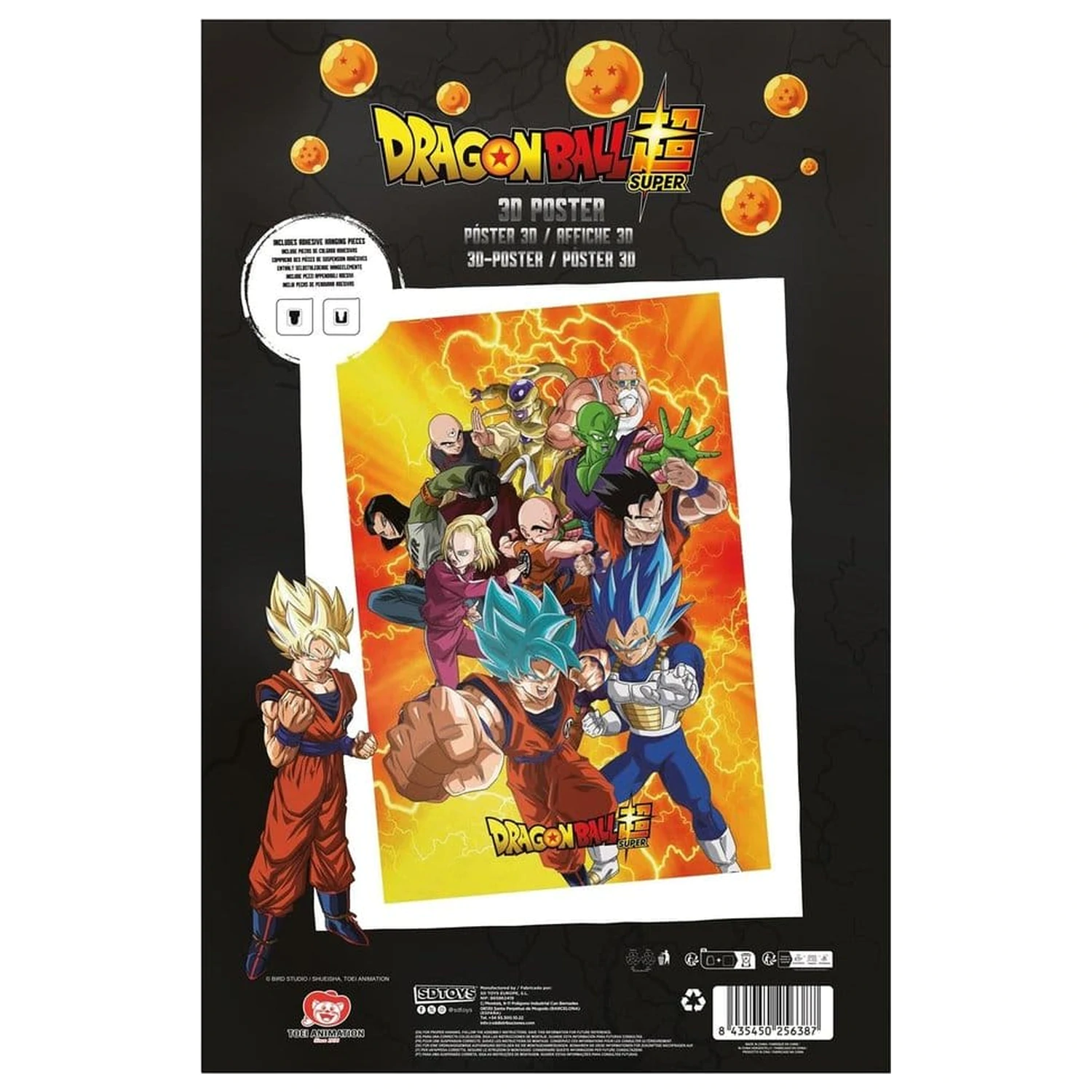Dragon Ball Super Plakat 3D Survival Heroes 38 x 58 cm zdjęcie produktu