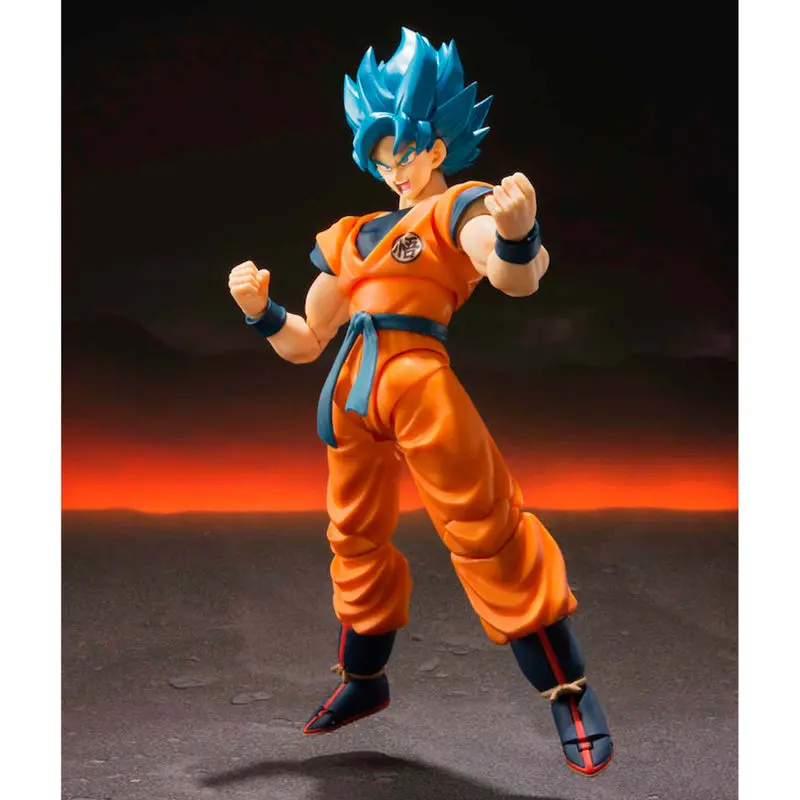 Dragon Ball Super Broly S.H. Figuarts Figurka Akcji Super Saiyan God Super Saiyan Goku Super 14 cm zdjęcie produktu