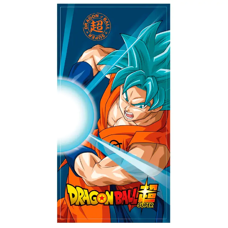 Dragon Ball Super Goku Super Saiyan Blue ręcznik plażowy z mikrofibry zdjęcie produktu