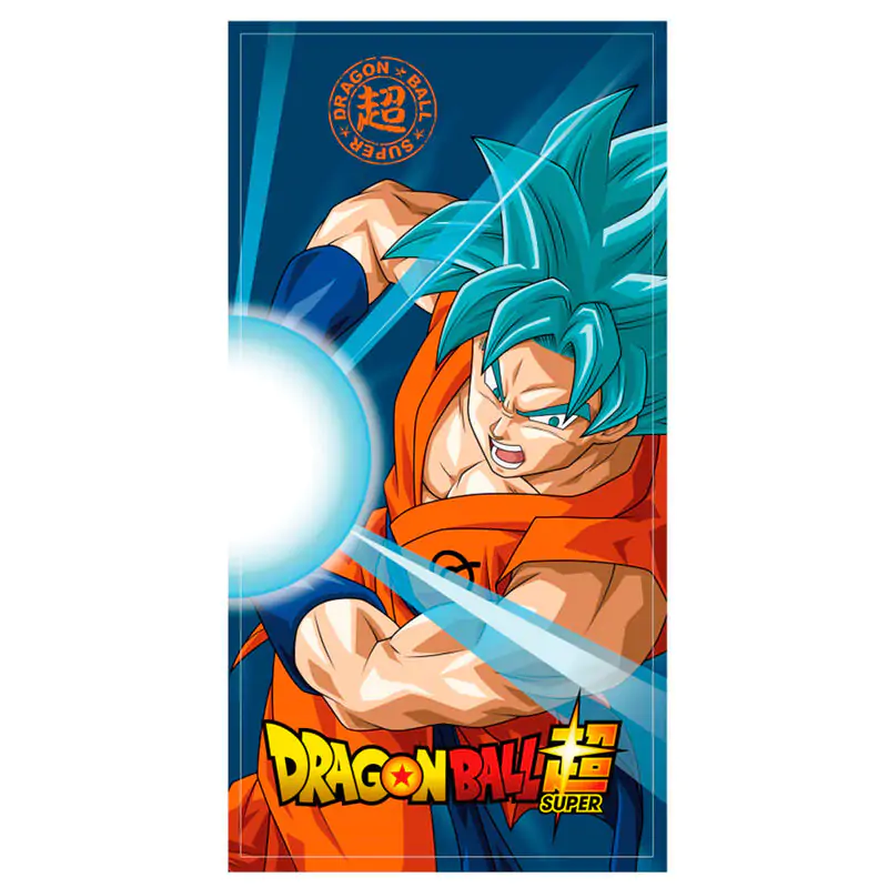 Dragon Ball Super Goku Super Saiyan Blue bawełniany ręcznik plażowy zdjęcie produktu