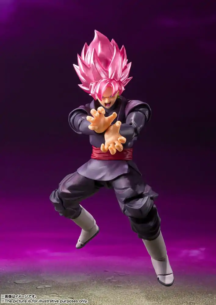Figurka Dragon Ball Super S.H. Figuarts Action Figure Goku Black - Super Saiyan Rose Reissue 14 cm zdjęcie produktu